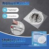 Disposable Shower Drain Hair Catcher 38 Pack, Peel and Stick