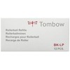 Tombow 0.7mm Rollerball Refill, pack of 12- Blue