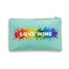 Pink Positive Love Wins rainbow Toiletry Bag | LGBTQI+ Pride