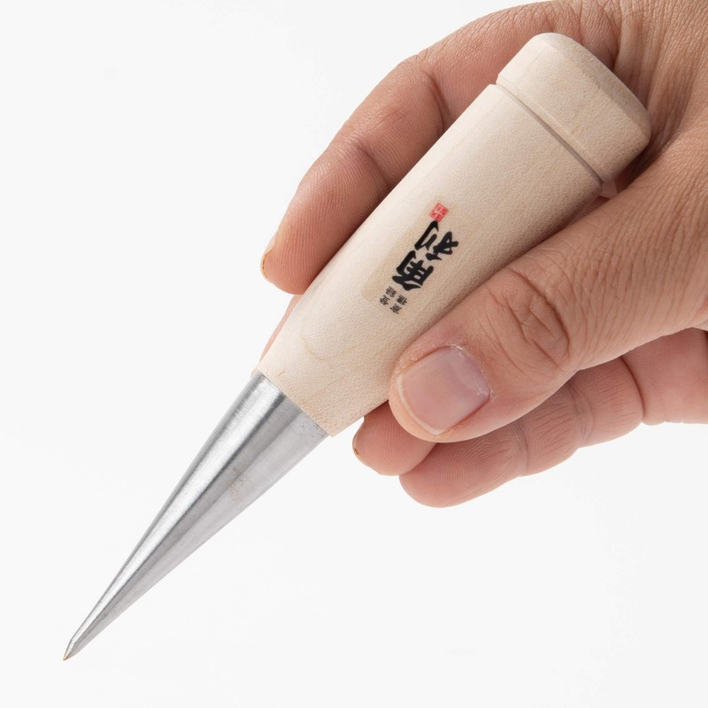 KaKUrI Japanese Awl Oak Handle Bradawl 130mm DT717206