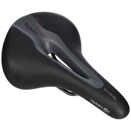Ergon Women's Figura Gel Max Bike Saddle, Black, L