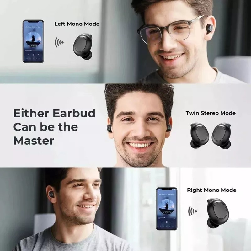 Unbranded True Wireless Earbuds Bluetooth 5.0 with Mic TWS Bass