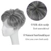 Hair Toppers for Women Short Bob with Bangs and Side