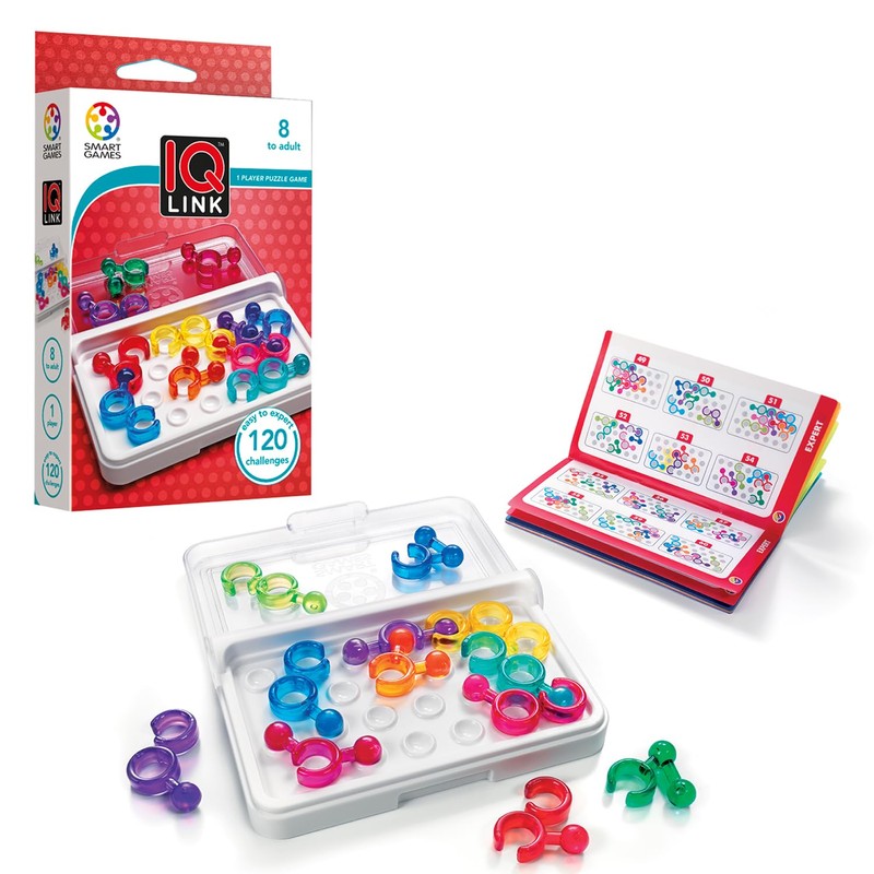 Smart Games - IQ Link, Puzzle Game with 120 Challenges,