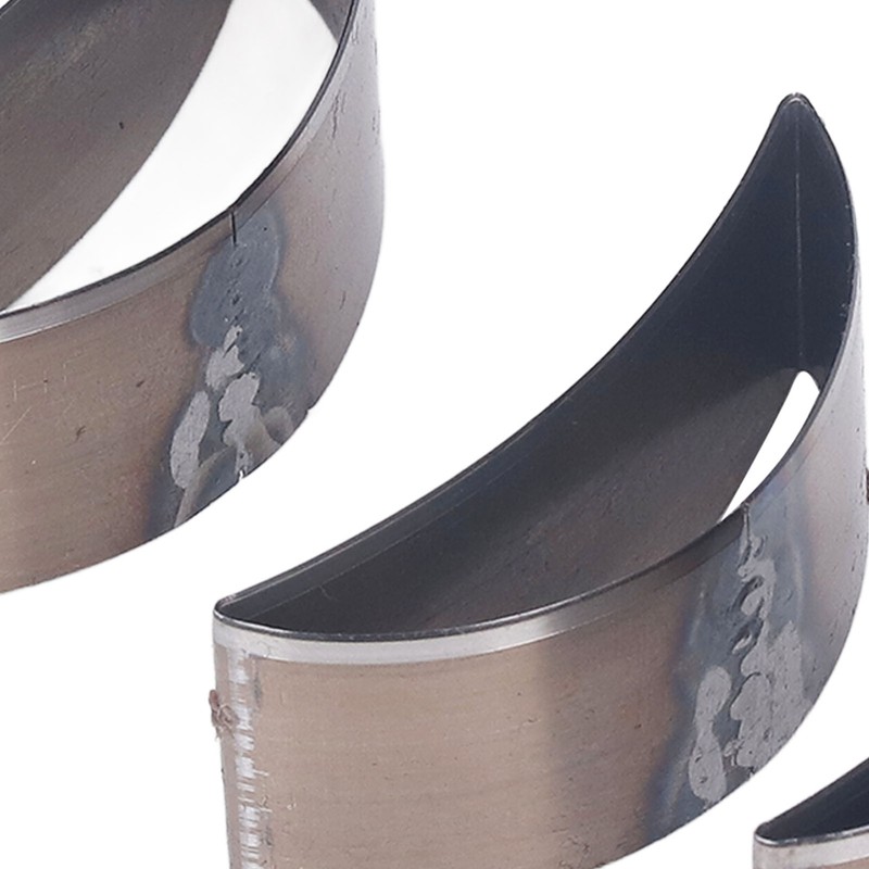 3PCS Cutting Die Set Alloy Steel Curved Moon Shape Hollow