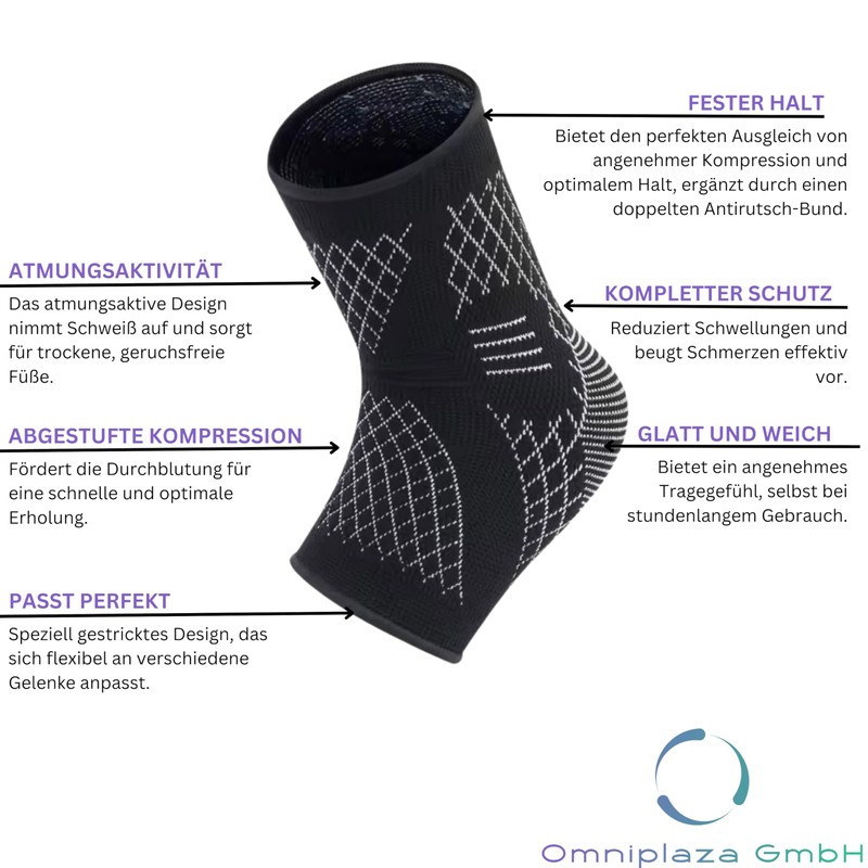 Omni Fit® Flexisupport Plus 2024 Ankle Support for Foot Pain