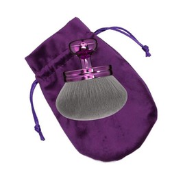 Harilla Großer Make-up-Pinsel, Mischpinsel, bequem, kompakt, mit Kordelzugtasche zum Bräunen, für Frauen und Zuhause