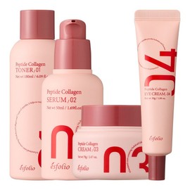 Esfolio Peptide Collagen Basic 4 Piece Set Elasticity Wrinkle Improvement, 2 Sets / 에스폴리오 펩타이드 콜라겐 기초 4종 세트 탄력 주름 개선, 2세트
