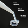 Caulk Nozzle Tip Tool,6X Caulking Tube Nozzle Tips | Red