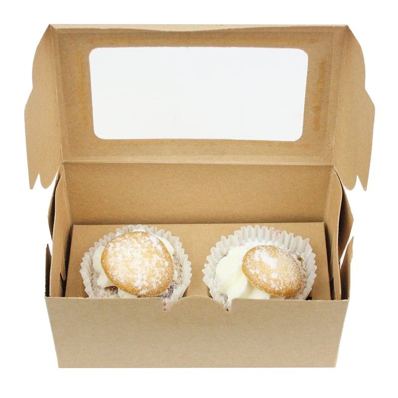 Emartbuy Kraft Bakery 12 x Cupcake / Muffin Party Boxes