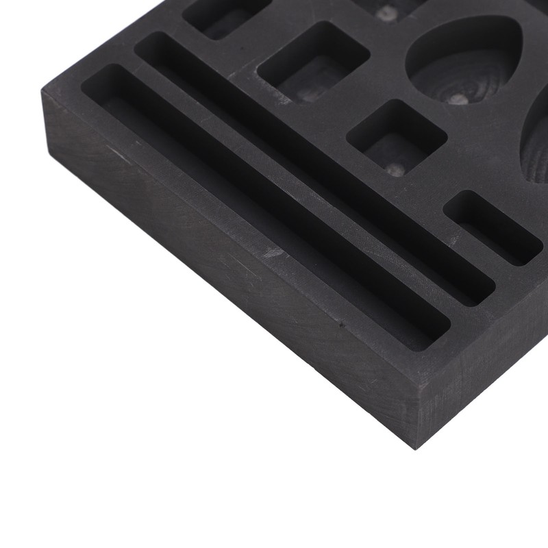 Graphite Ingot Mold for Metal Casting 11 Holes Easy Demoulding