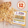 Movie Theater Style 12-Count Popcorn Packs - Pre-Measured 8-Ounce All-in-One