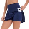 Oyamiki Womens Swim Tennis Skirt High Waisted Tummy Control Tankini