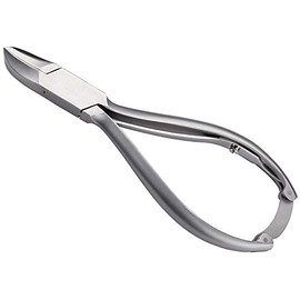 Alpen Professional Nail Clippers Steel AISI 420 Rust-Proof Matte Spring Opening Inserted Pliers 14.0 cm