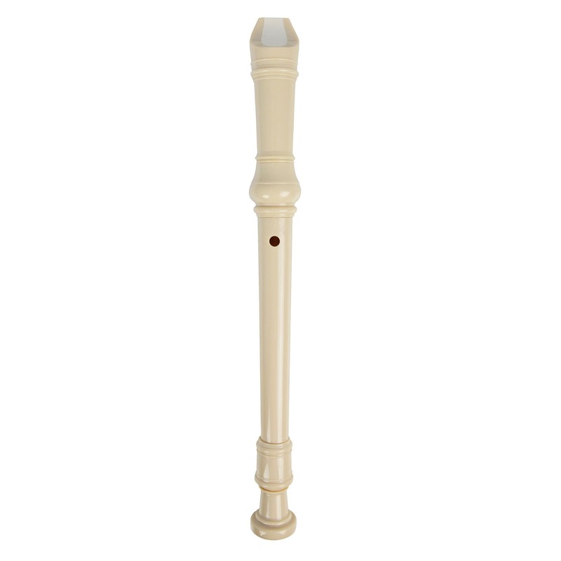 A-Star Soprano/Descant School Recorder, English/Baroque fingering with Fingering Chart, Protective