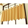 Katenya Outlet Flameproof Blackout Class 1 Cafe Curtain [Piti] Mango