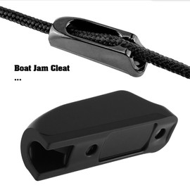 LT Easiyl 4pcs Boat Jam Cleat Self-Lock Rope Cleat with Screws Suitable for Ropes Within 4mm