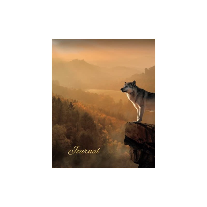 Majestic Wolf Writing Journal