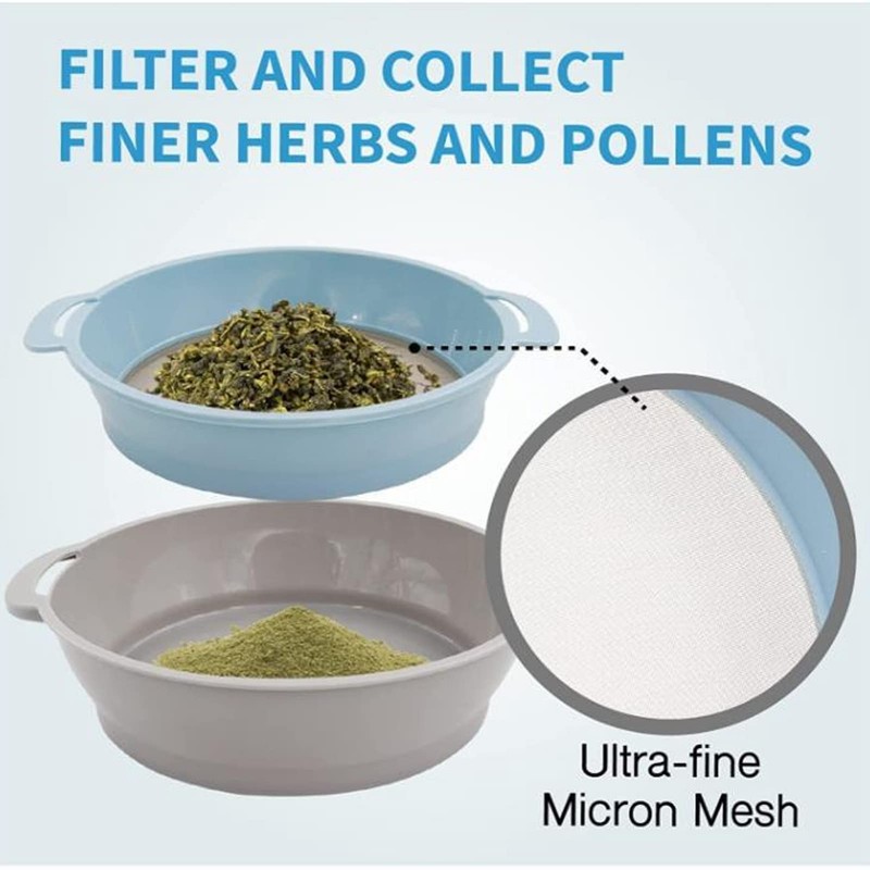 Pollen Sieve, 4-Piece Pollen Sieve Set, 24.5 x 7.8 cm,