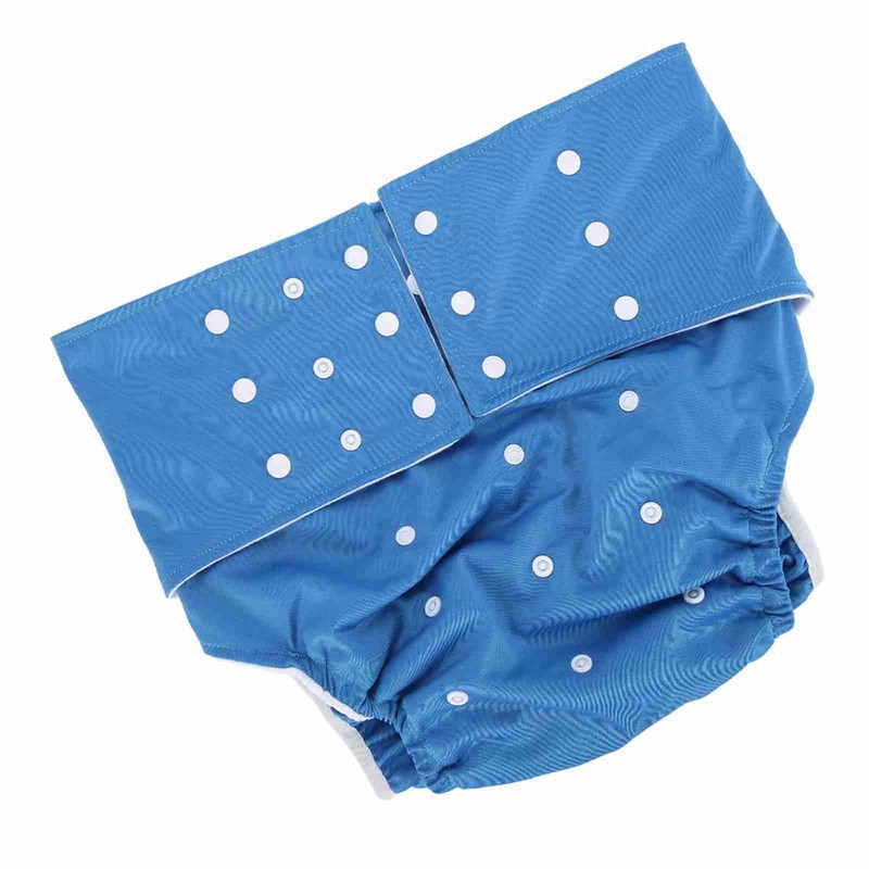 Washable Adult Pocket Nappy Cover Adjustable Reusable Diaper Cloth Dark