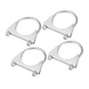 VekAuto Round U Bolt Muffler Exhaust Clamps for Car /