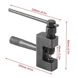 Rompedor de Cadena de Motocicleta, Herramienta de Reparación Profesional, Cortador de Divisor de Disco para Extracción de Cadena, Fácil y Rápido, para Bicicleta, Moto, ATV, BMX, Uso Diario,