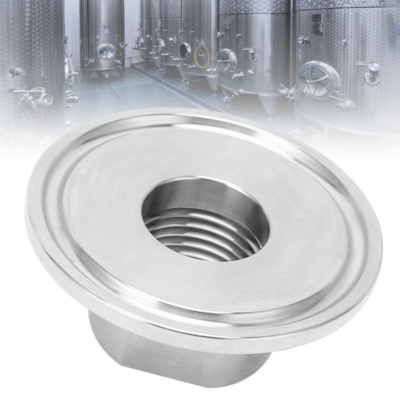 304 Stainless Steel HFS(R) 1.5in to 1/2in NPT Female Adapter