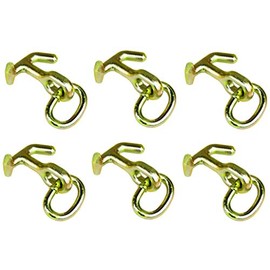 BA Products Qty. 6, 11-7H-L-x6 G70 Hammerhead/Combination Hook on Chain Link, Combination T & Mini J Hook for Tow Truck, Wrecker, FCHG7-L