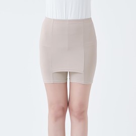 GUNZE TQX852 Women's Y-Line Cover, Touche, Petticoat, graish beige, L