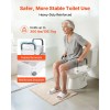 300 Lbs Load Capacity 5-Inch Lift Height Widened Commode Elevated
