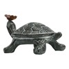 Turtle Butterfly Garden Statue Resin Fade Proof Weather Resistant Curious