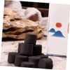 CORHAD 25pieces Slow Burning Charcoal Briquettes Hand Warmer Compact and
