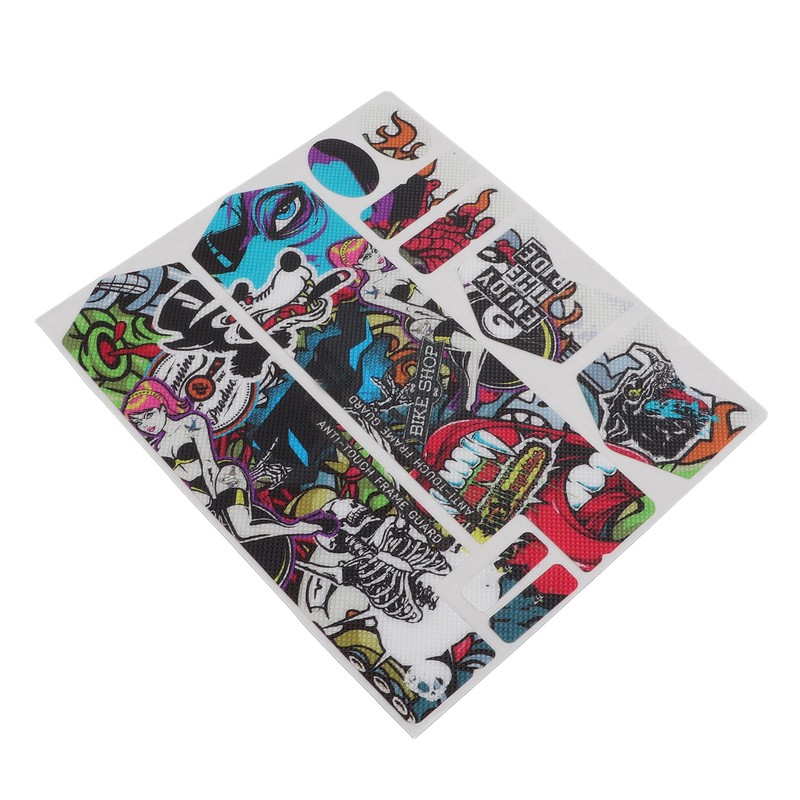 ENLEE 3D Mountain Bike Front Fork Sticker Scratch Resistance Bicycle