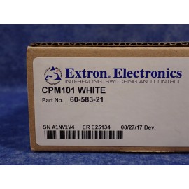 Extron NEW Extron CPM101 White 60-583-21 One-Gang AV Connectivity Mounting Frame (G88)