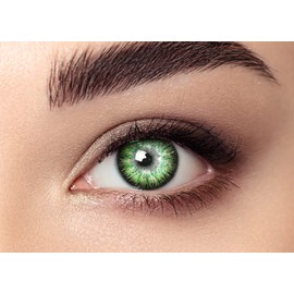 Libruver Colored Contact Lenses Case Removal Tool Kit Inserter Organizer Storage,05 Green