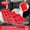 Walfos Muffin Pan Set - 12 Cups Regular Silicone Cupcake