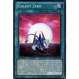 YuGiOh : ZTIN-EN018 Limited Ed Galaxy Zero Super Rare Card - ( Yu-Gi-Oh! Single Card ) by Deckboosters