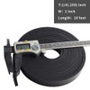 DOBTIM Thick Solid Neoprene Rubber Strips 1/4 (.250)" Thick X