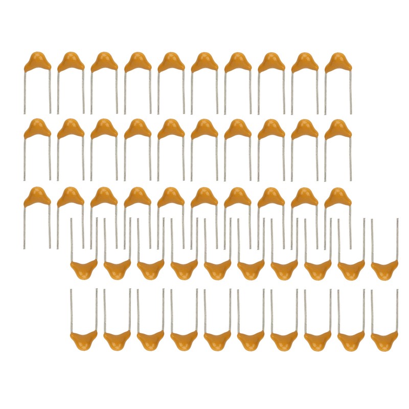 50pcs 100nF 50V Multilayer Monolithic Ceramic Capacitor 5.08mm for RC