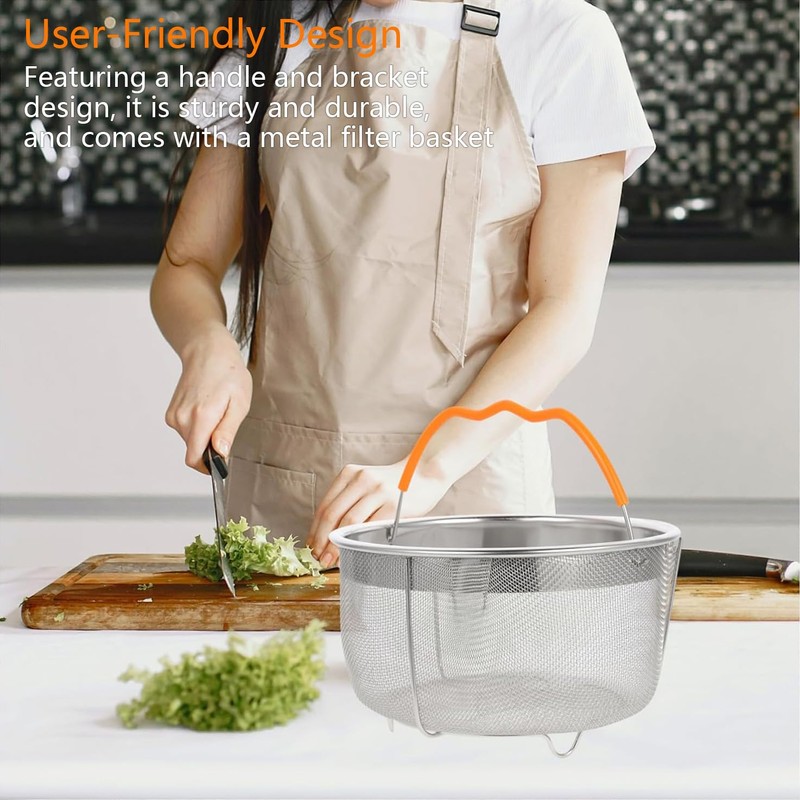 ICEICE Steamer Basket for Instant Pot Accessories 6 & 8