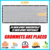 ShadeMart 3' x 123' Balcony Privacy Screen Fence Grey Deck
