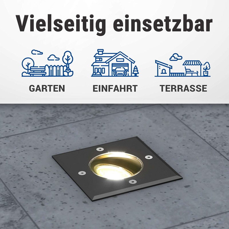 lambado® LED Floor Spotlight for Outdoor Use with RGB Colour
