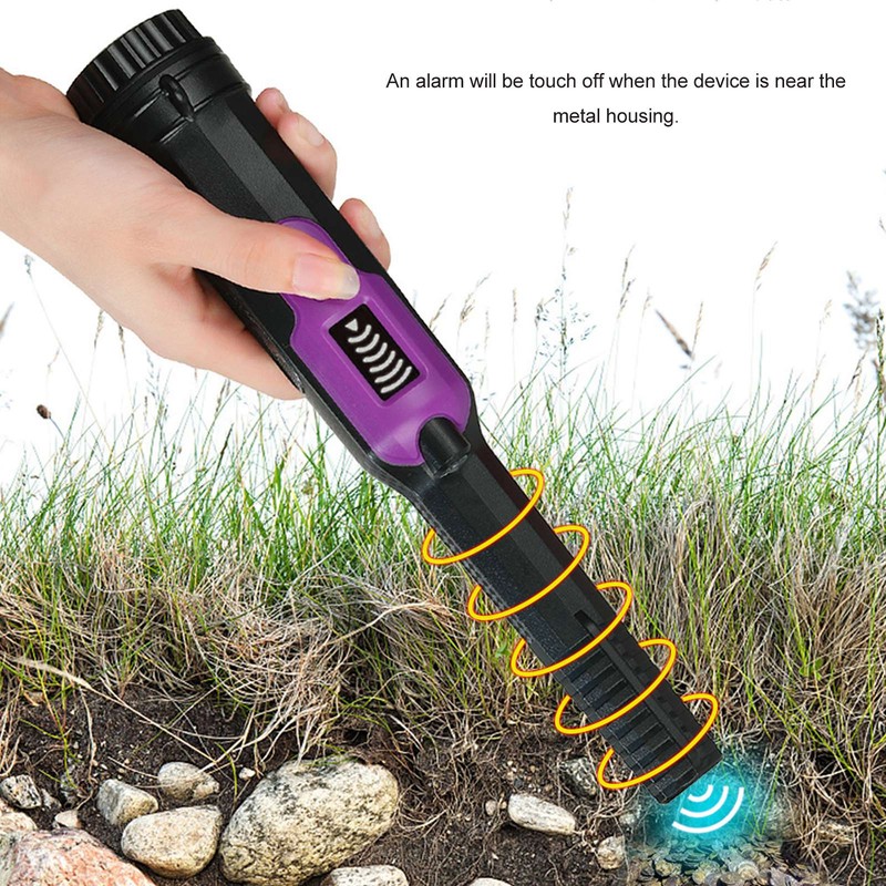 Metal Detector Outdoor Treasure Hunting Expedition Detector Bar Waterproof High