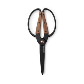 Barebones Garden Scissors - Walnut Scissors - Garden Supplies and Indoor Plant Accessories - Plant Shears with Wide Handles - Comfortable Fit Hand Pruners (Large)