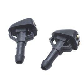 AUTUT 2pcs Car Front Windshield Wiper Washer Water Spray Nozzle Non-OEM Replacement Compatible with Mitsubishi