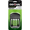 Rayovac - Pilas recargables AA y AAA con cargador de