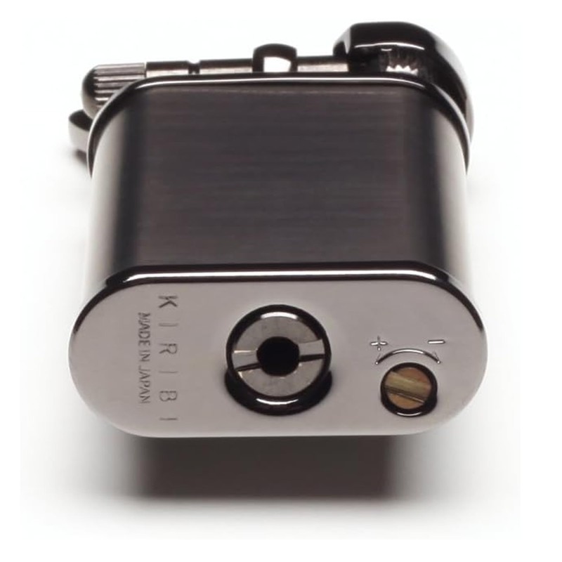 Kiribi Kabuto Japanese Pipe Lighter - Soft Angled Flame, Adjustable,