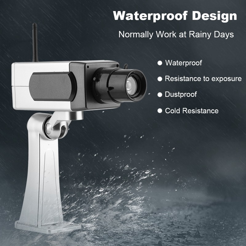Bullet Dummy Fake Surveillance Security Camera Auto Movement Dummy Camera