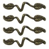 Vintage Style Leafy Drawer Pull Dresser Handles Leaf Dresser Pulls