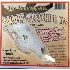 The Tannery, Inc. Skull Bleaching Kit European Skull Whitening Whitetail Mule Deer Elk Taxidermy